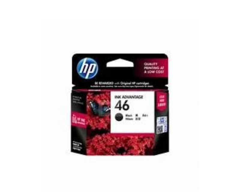 HP INK CARTRIDGE 46 BLACK