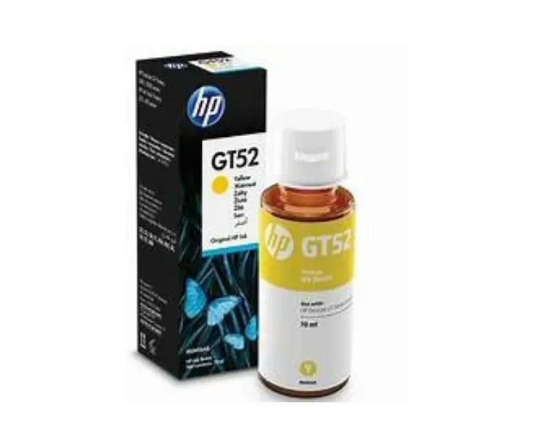 HP INK CARTRIDGE  GT 52 YELLOW